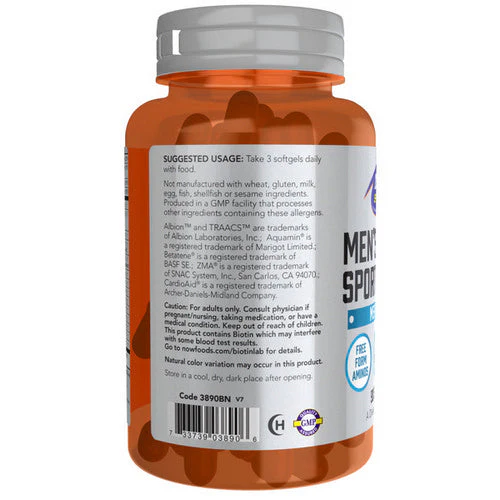 Now Foods, Men's Active Sports Multi, 90 sgels - Image 4