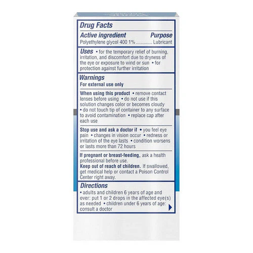 Neutrogena, Visine Dry Eye Relief All Day Comfort Lubricant Eye Drops, 0.5 Oz - Image 3